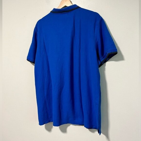 Calvin Klein Men’s XL Pima Cotton Polo Shirt in Royal Blue - Classic Fit - Picture 13 of 13